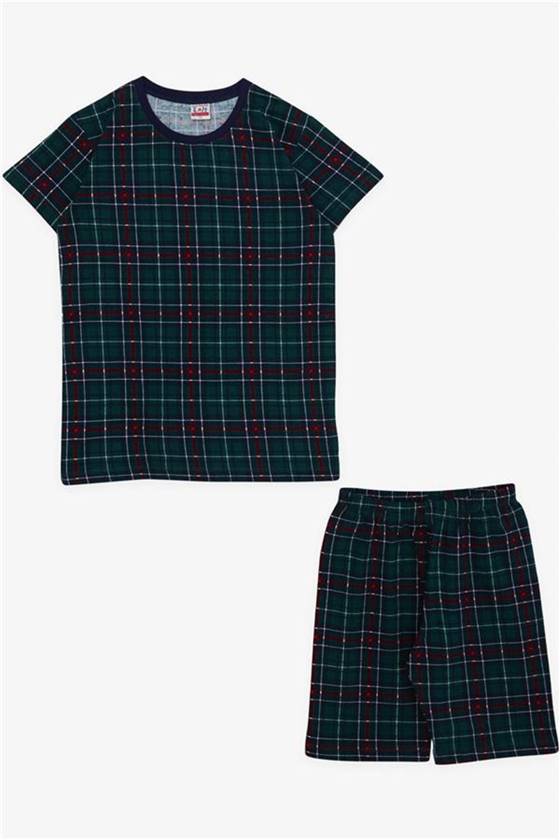 Children's pajamas for boys - Dark green #381400