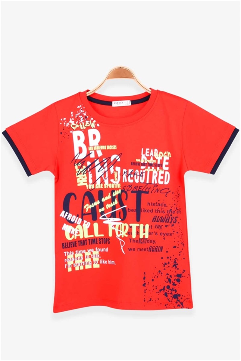 Children's t-shirt for boys - Orange #379282