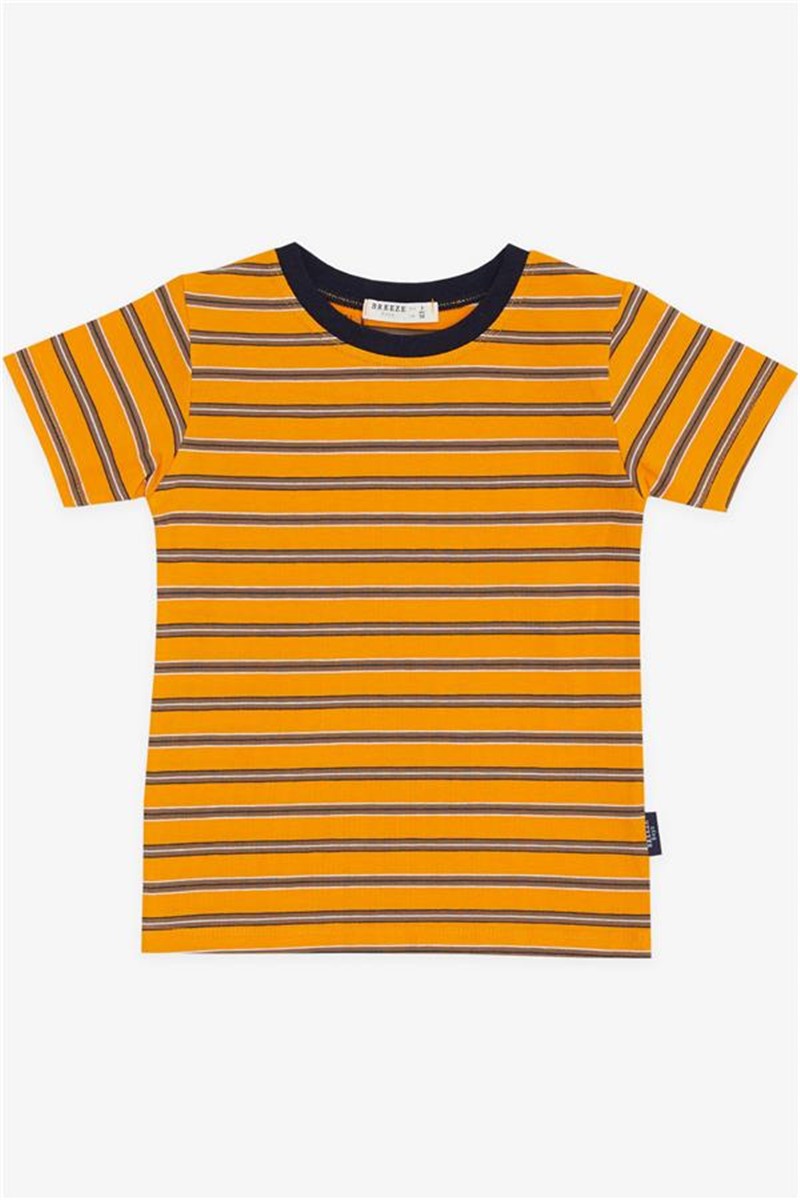 Children's t-shirt for a boy - Color Mustard #381181
