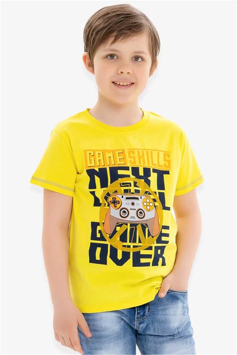 Children's t-shirt for boys - Yellow #378924