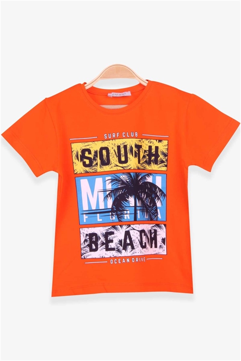 Children's t-shirt for boys - Orange #379521