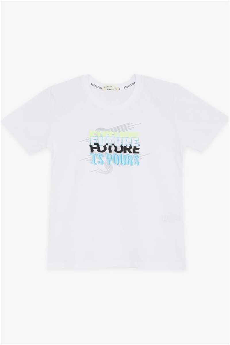Children's T-shirt for boys - White #383898