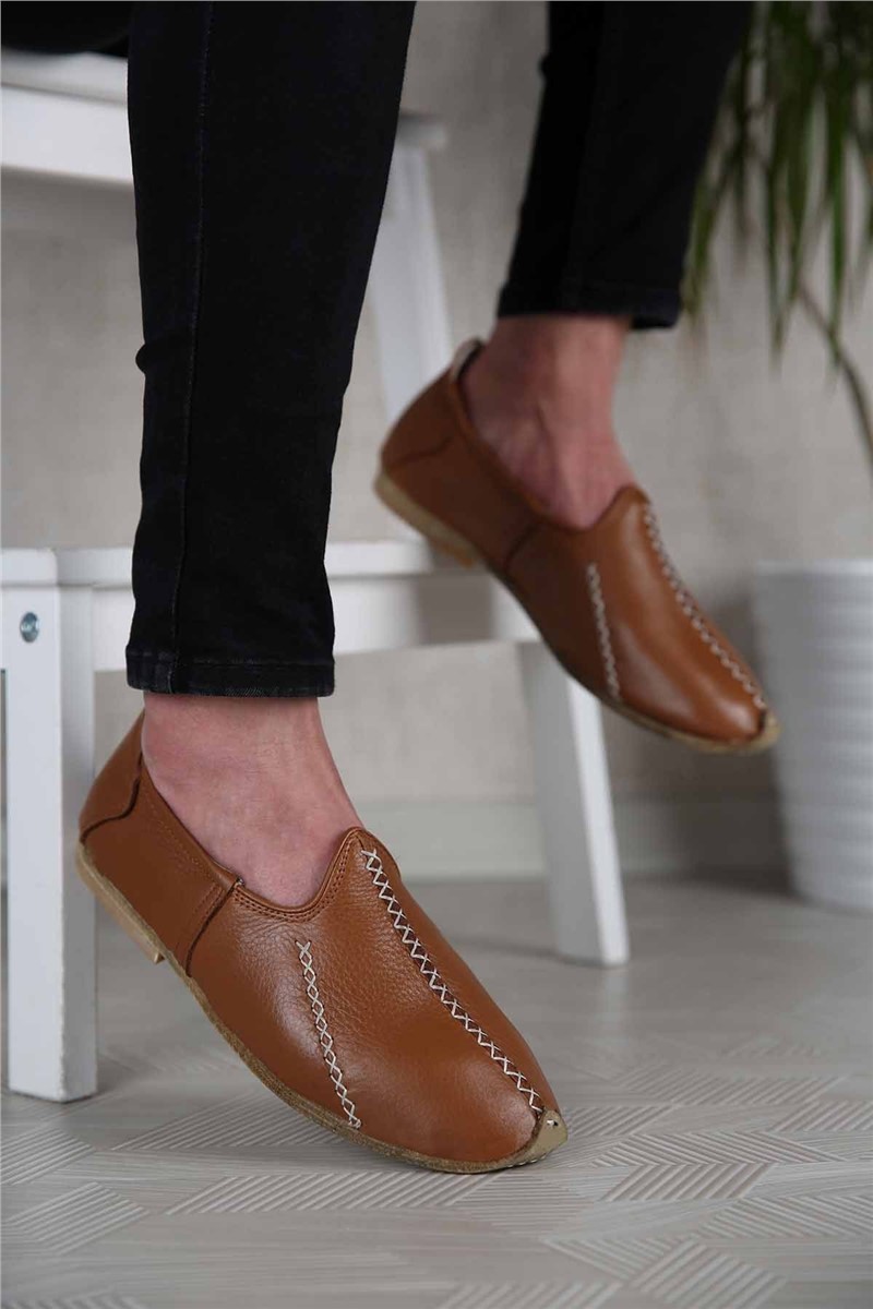 Men's Real Leather Shoes - Taba #300886
