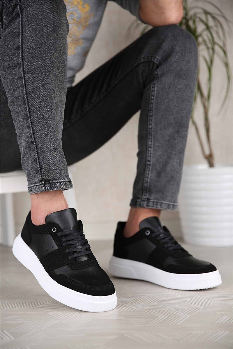 Men's Trainers - Black, White #299693