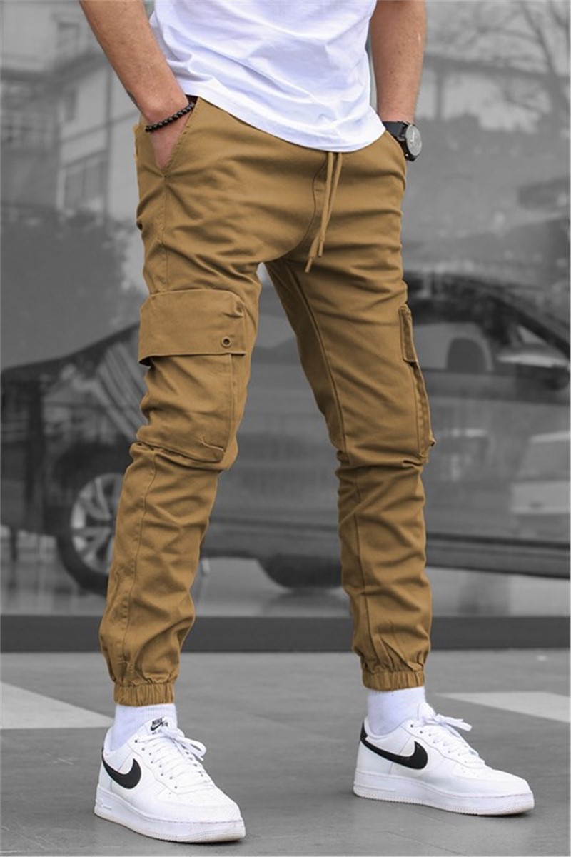 Men's Slim Fit Pants 5647 - Light Brown #334267