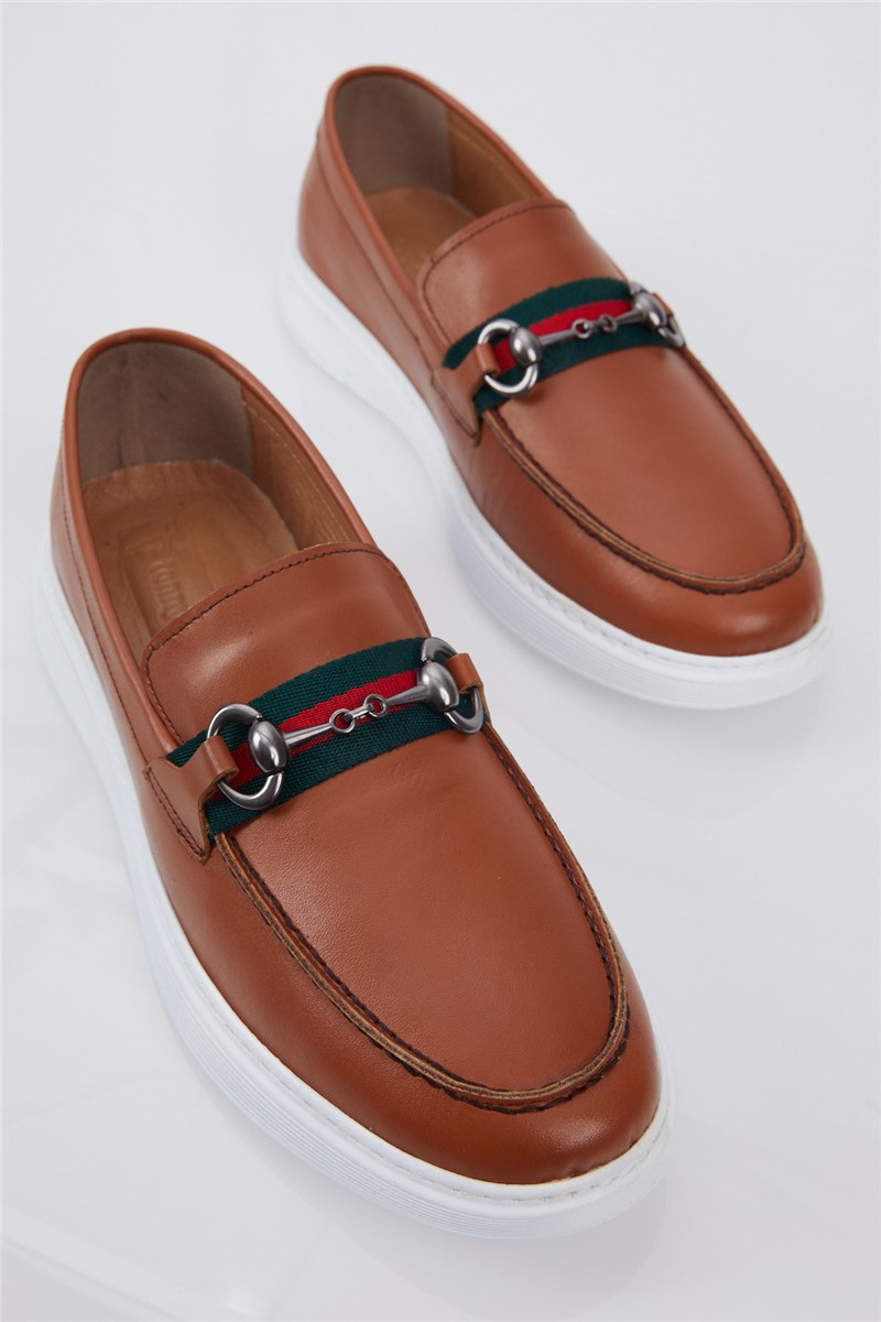 Men's genuine leather loafers - Taba #401232