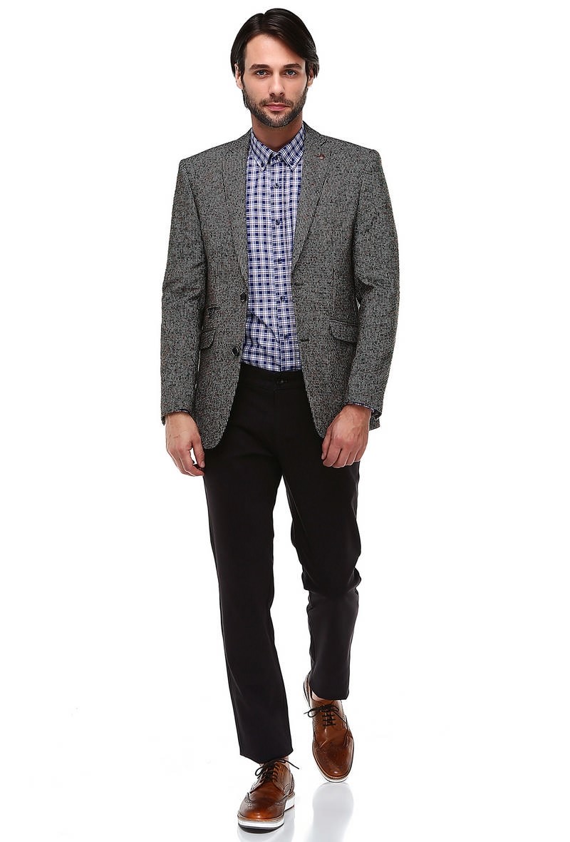 Muški Skinny sako - Sivi #309667