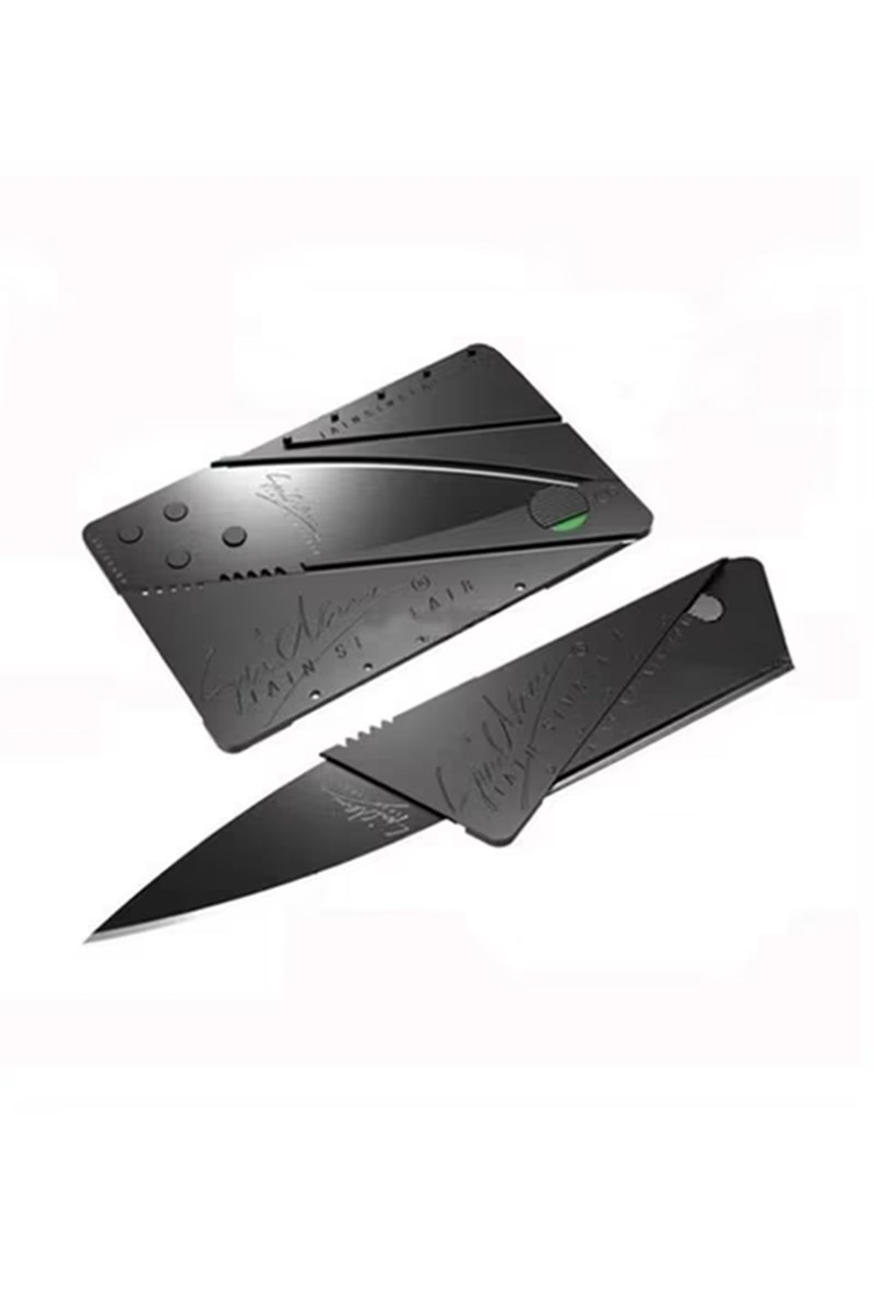 Credit Card Folding CardHolder Knife Black 20231011008