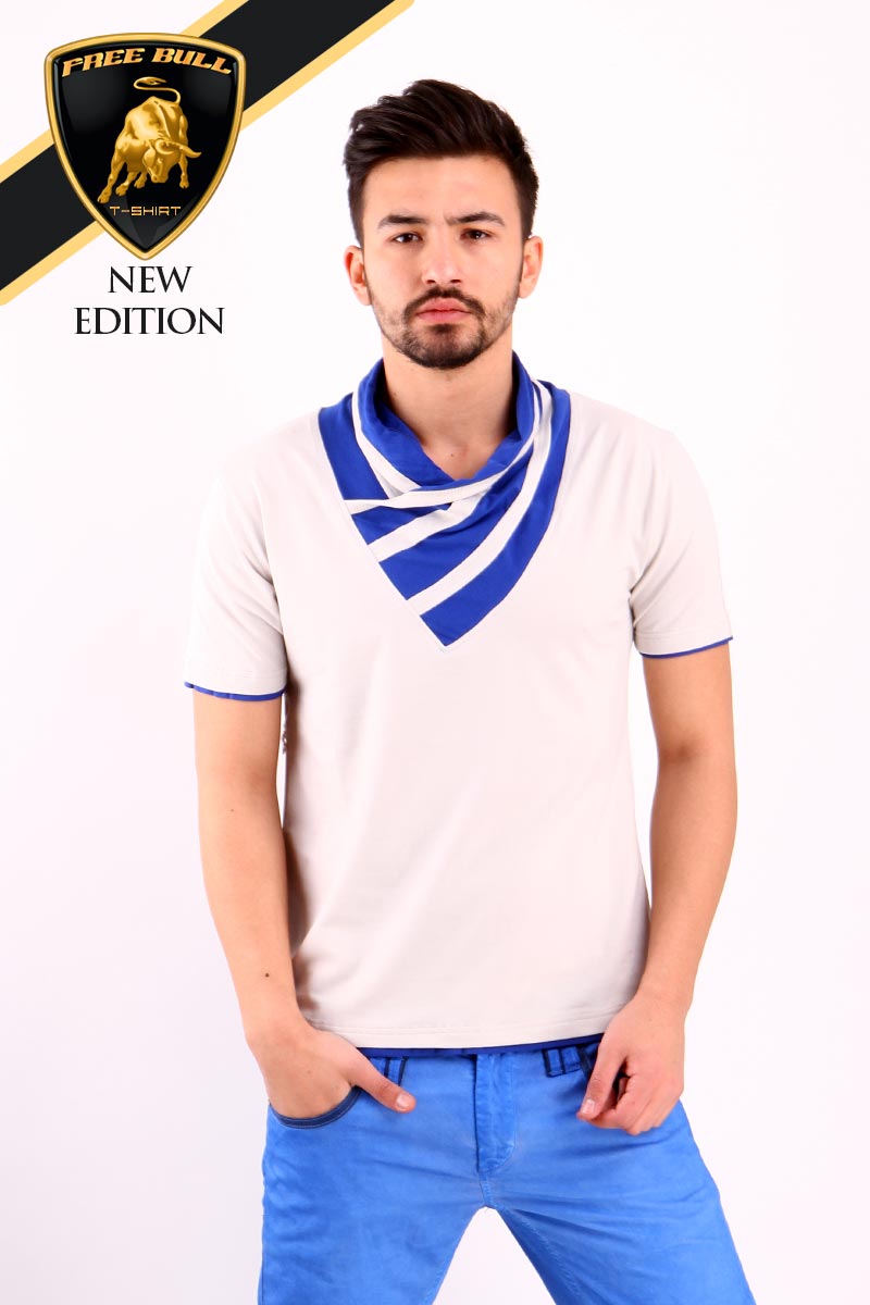 Camiseta Masculina Creme 1009-16