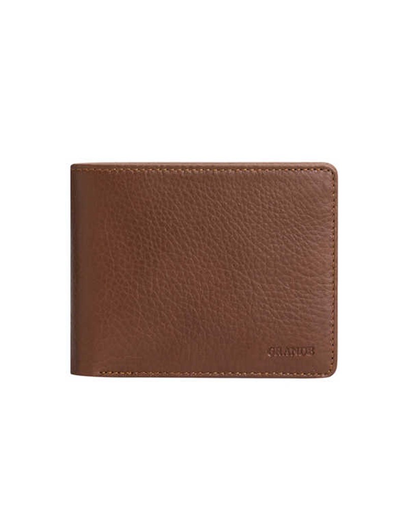 Carteira Masculina de Couro Genuíno 1508 - Taba #333992