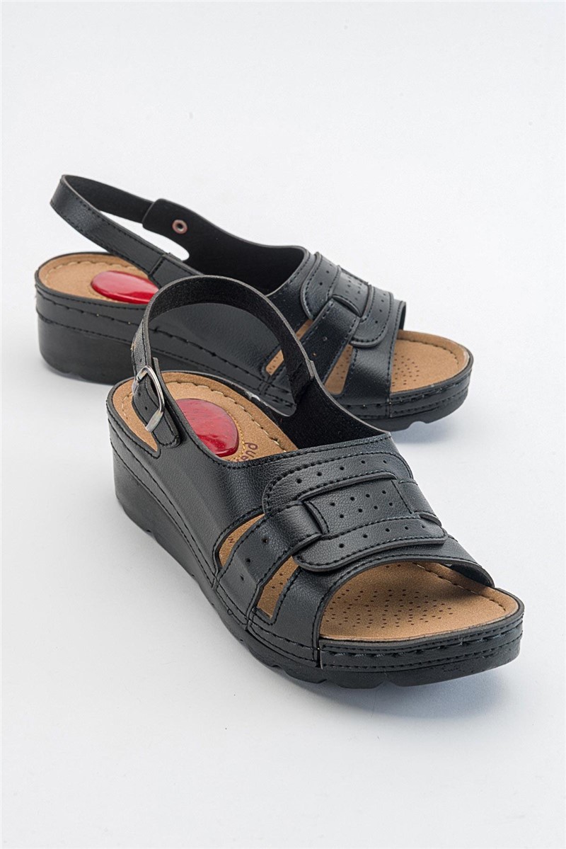 Women's Casual Sandals - Black #371251