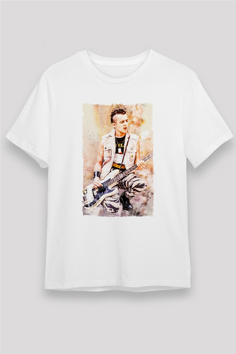 Unisex Print T-Shirt - White #372969