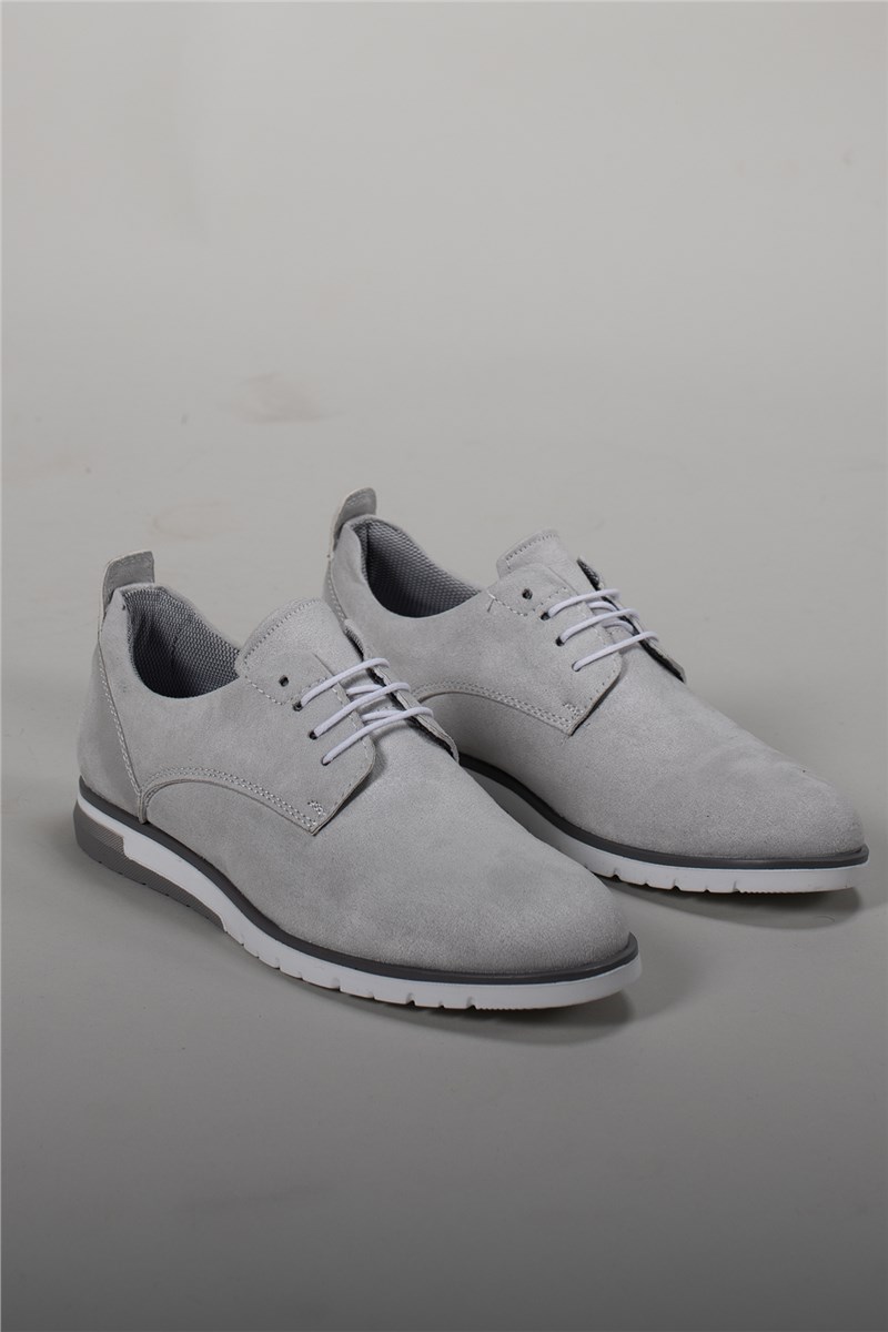 Men's Suede Casual Shoes 0012206 - Gray #402605