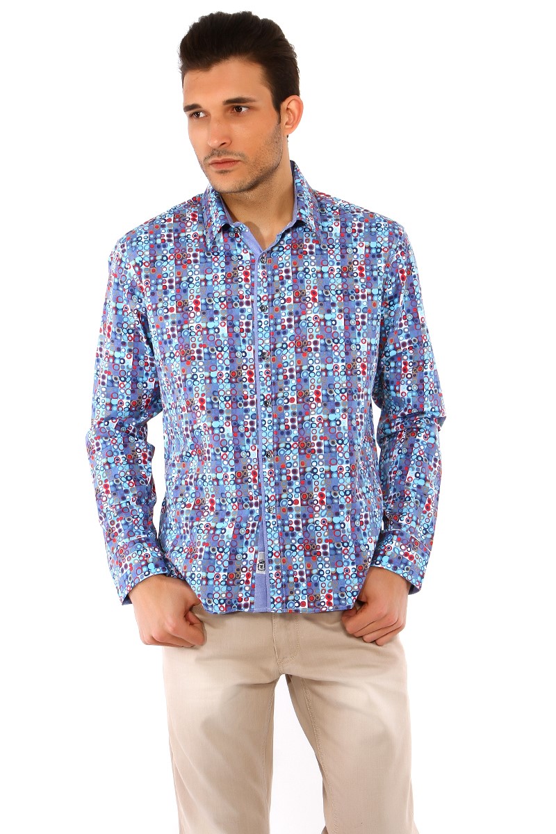 Men's Shirt - Blue #717