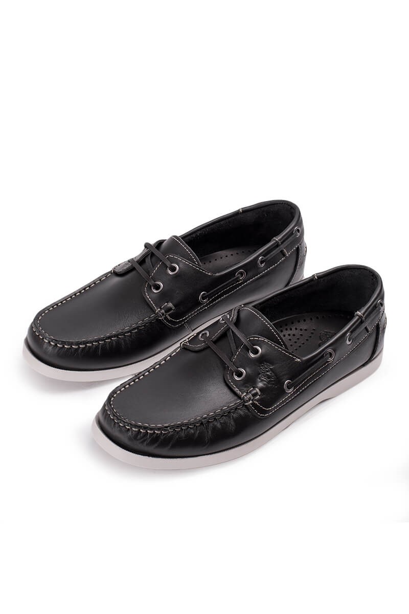 GPC POLO Men's leather shoes - Black 20210835529