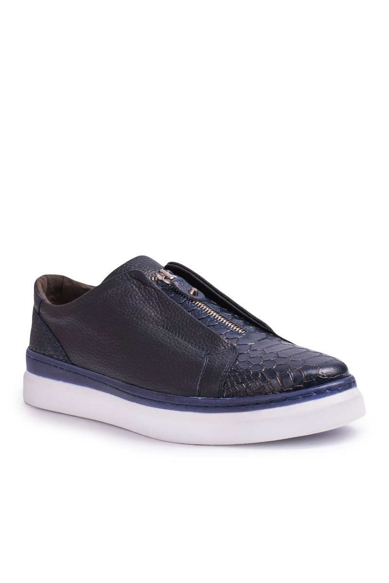 GPC POLO Men's leather shoes - Navy Blue 20210835392