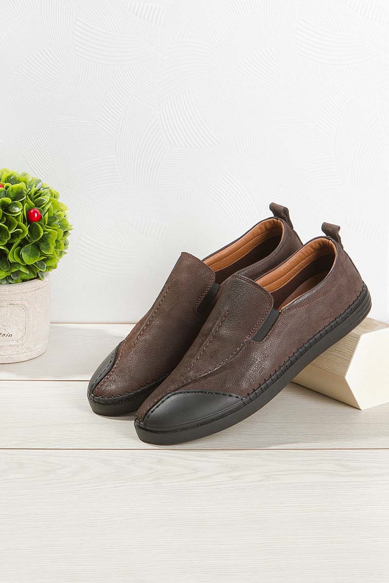 GPC Men's Real Leather Shoes - Brown #8244700