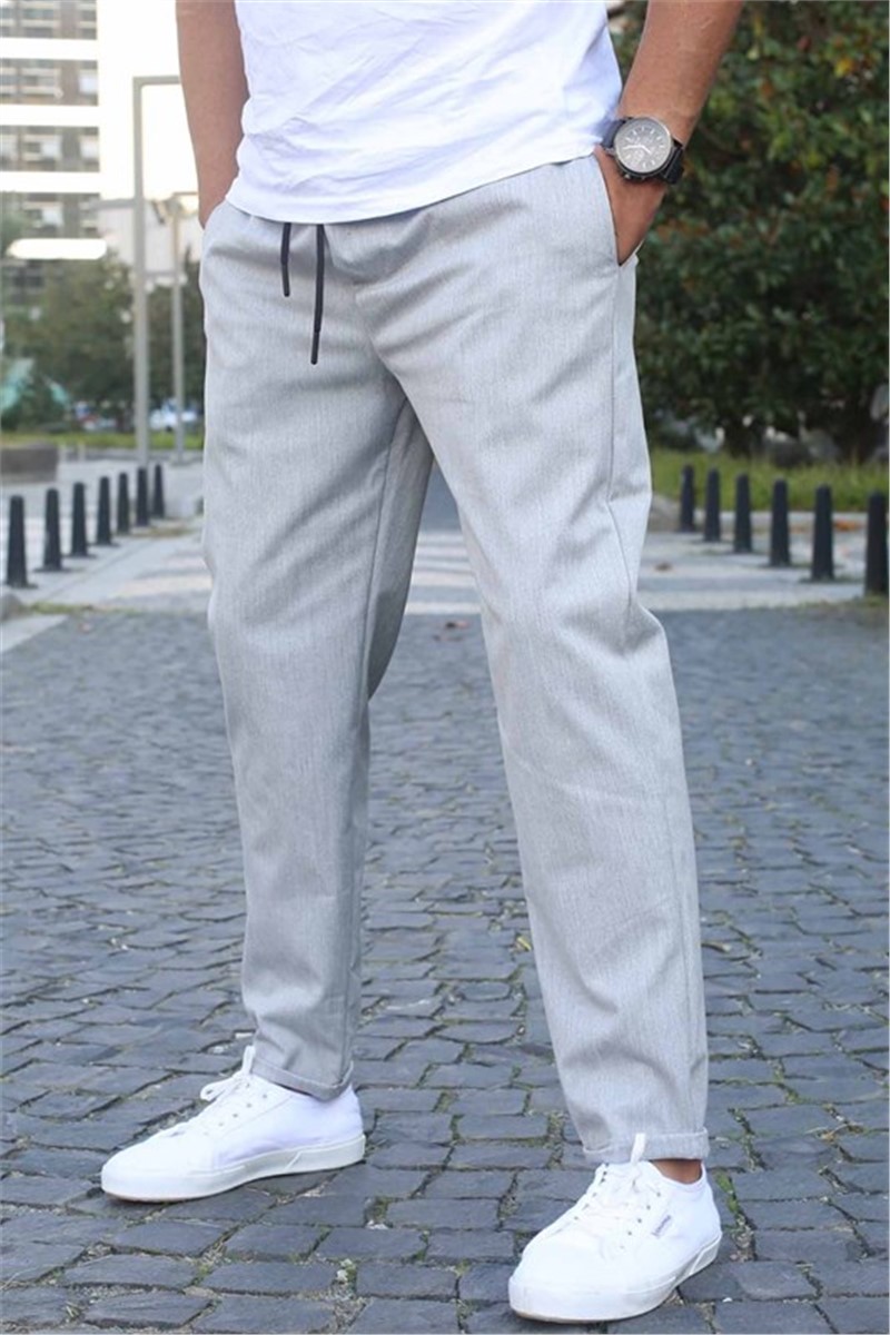 Calça de moletom masculina 5486 - Cinza #362911