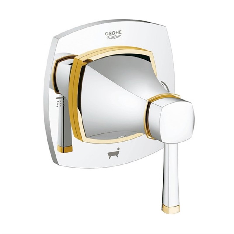Grohe Grandera 5-Way Diverter - Chrome-Gold #339682