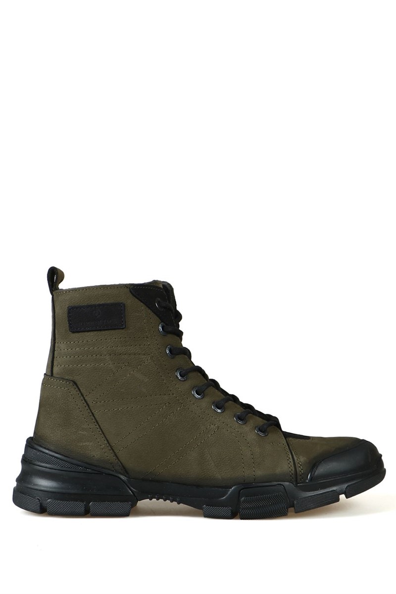 Hammer Jack Men's Genuine Leather Boots 102 21520-M - Khaki #368800