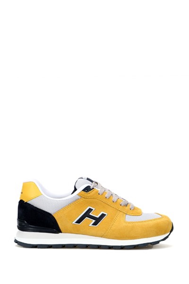 Hammer Jack muške sportske cipele od prave kože - plavo-senf #368506