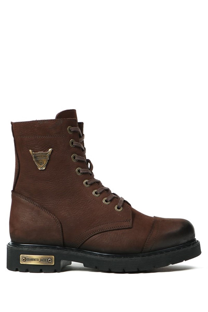 Hammer Jack Men's Genuine Leather Boots 102 18505-M - Brown #368202