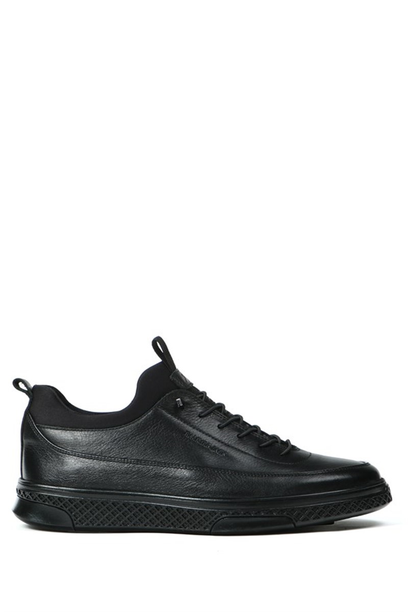 Hammer Jack Men's Genuine Leather Casual Shoes - Black #368672