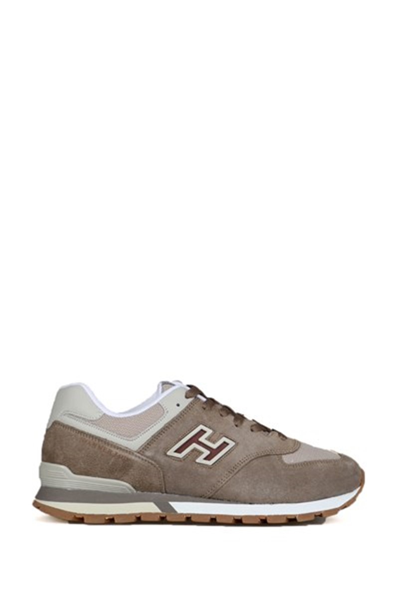 Hammer Jack muške sportske cipele od prave kože - bež-sive #368533
