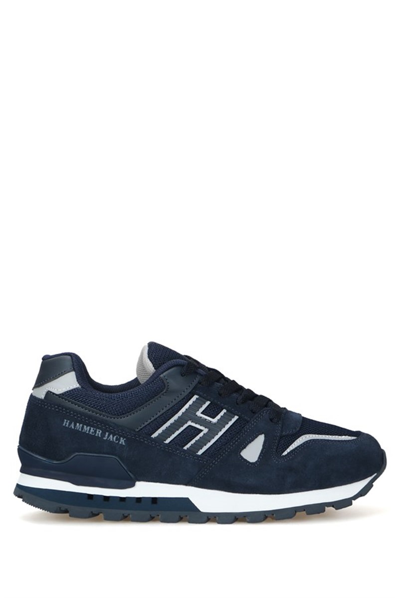 Hammer Jack Women's Genuine Leather Sports Shoes - Dark Blue #369062