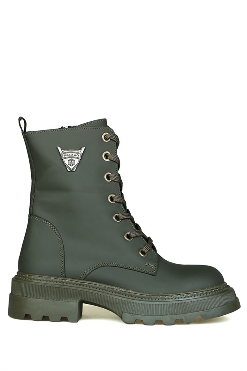 Hammer Jack Women's Thick Sole Boots - Dark Green #369200