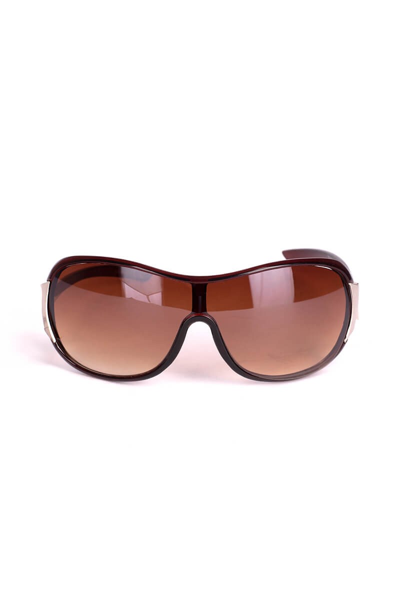 Unisex Sunglasses Yl12-187 - Brown #86072