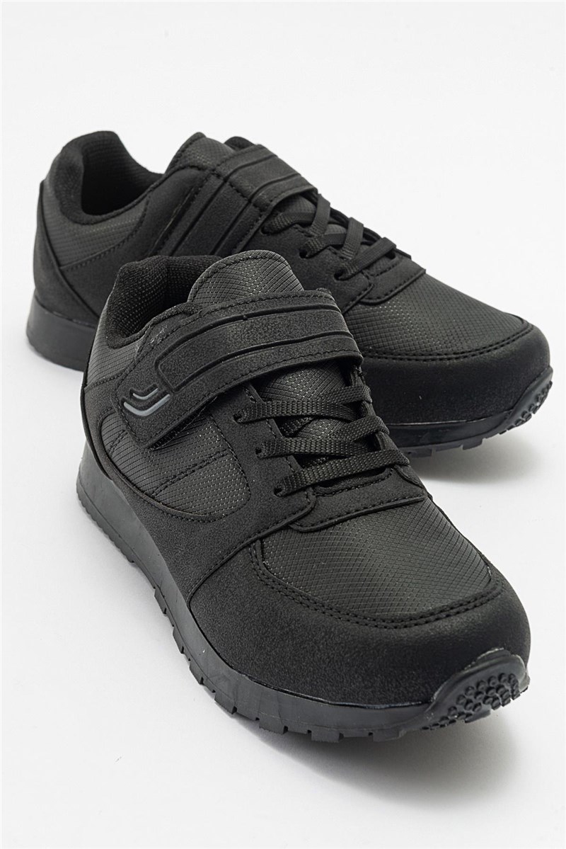 Női tépőzáras sportcipő - fekete #407022