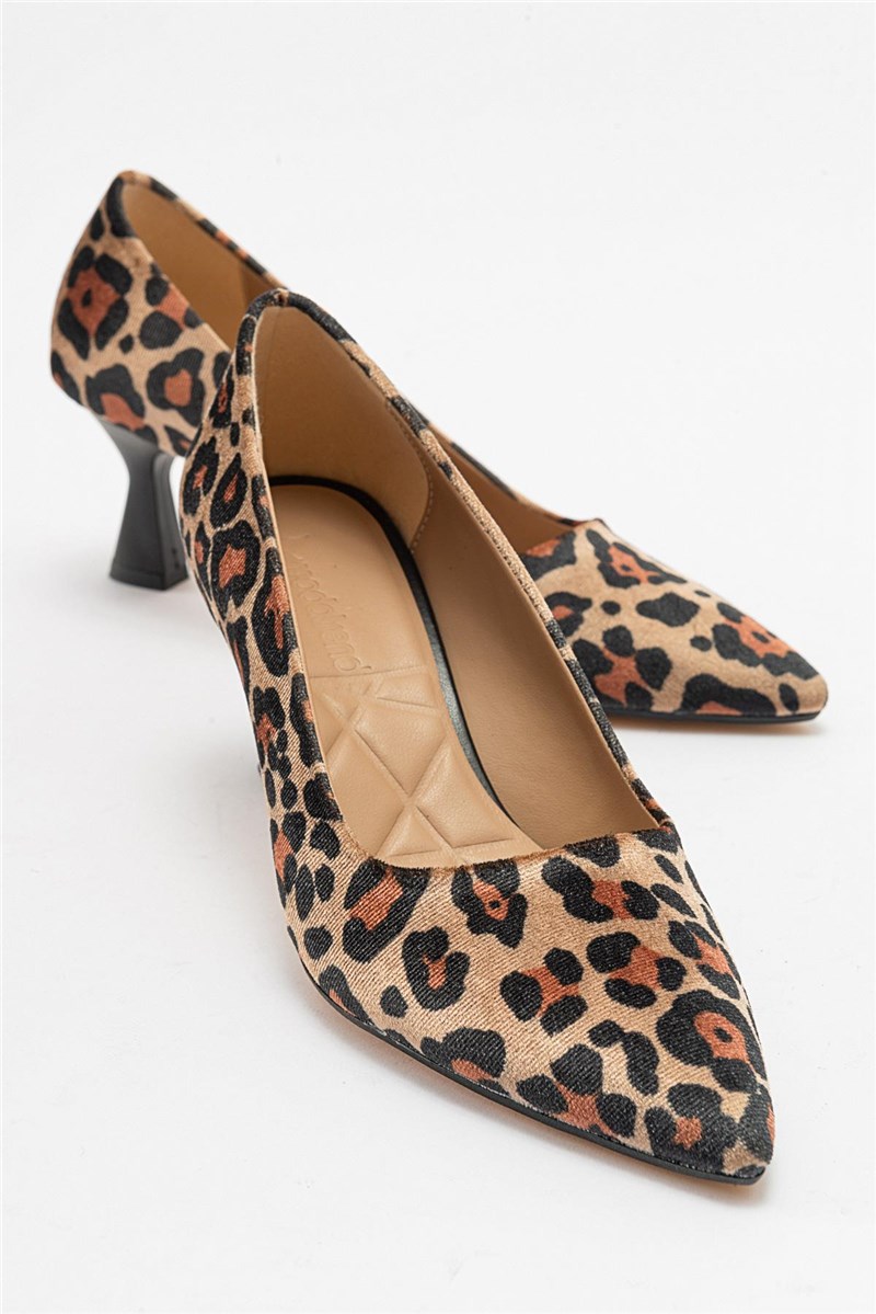 Ženske cipele na petu - leopard uzorak #406988