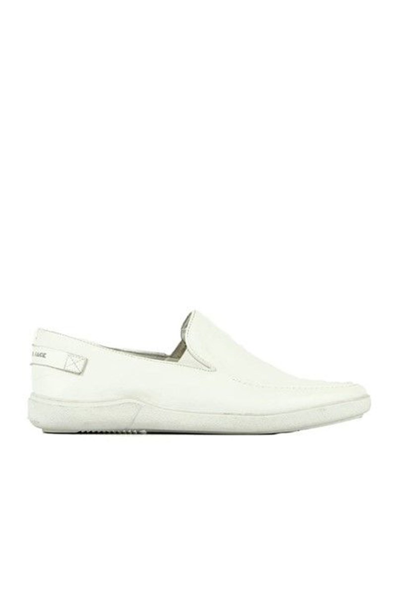 Hammer Jack Men's Genuine Leather Casual Shoes - White #368352
