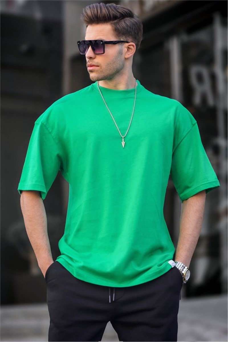 Men's Oversize T-Shirt 6066 - Green #394508