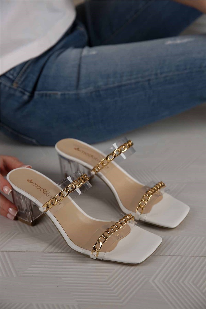 Modatrend Women's Sliders - White #299556