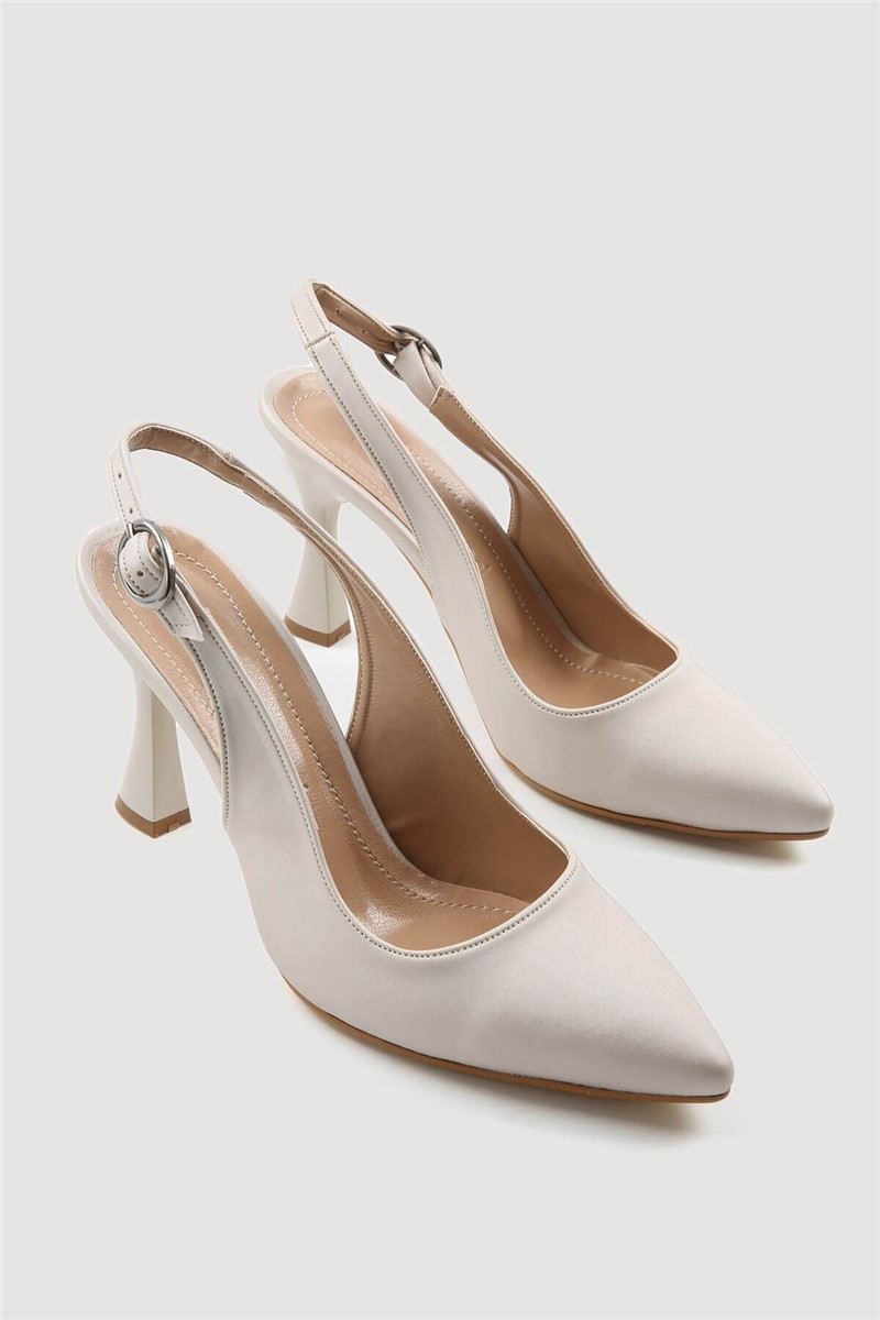 Sapatos elegantes femininos - Creme #331895