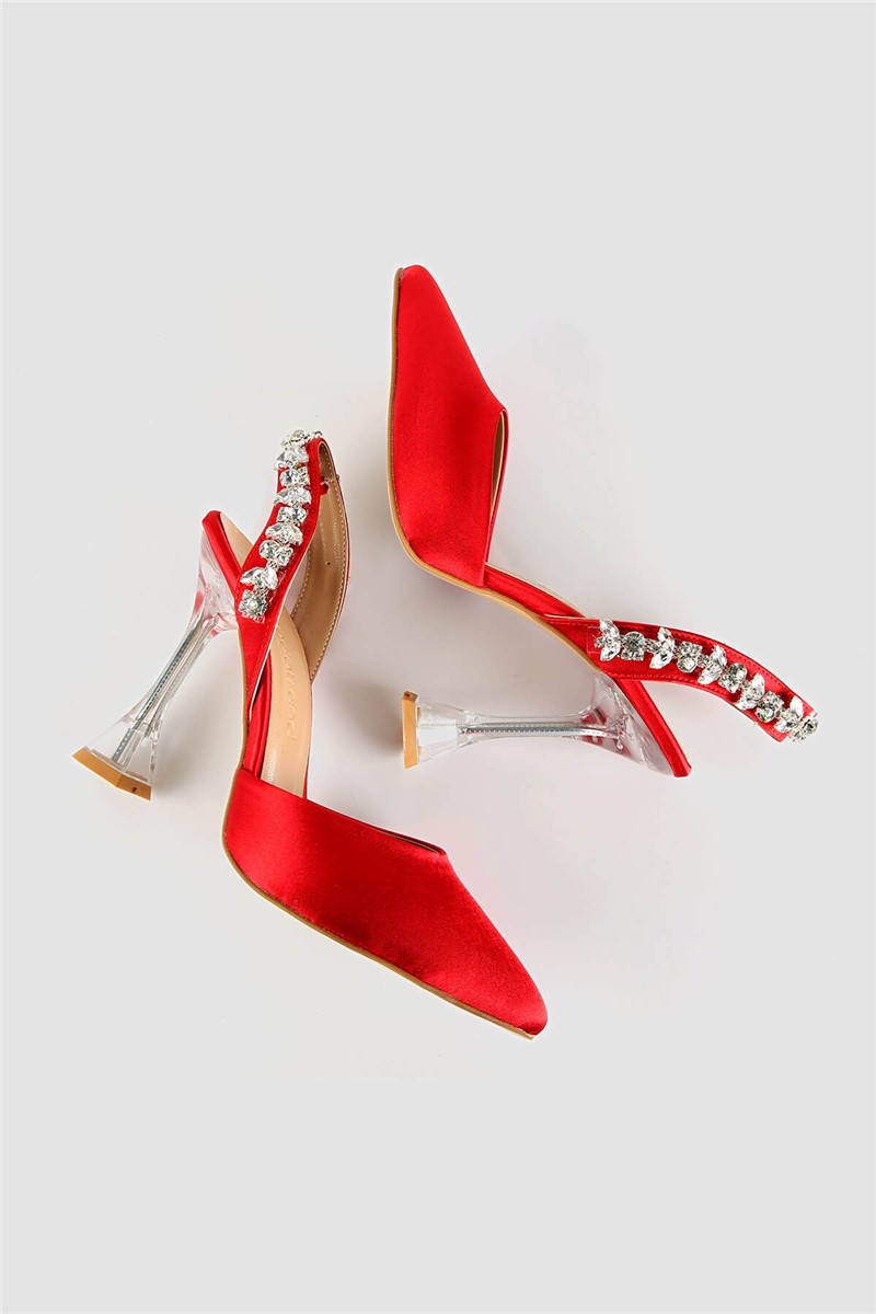 Elegantne ženske cipele - Crvena # 328554