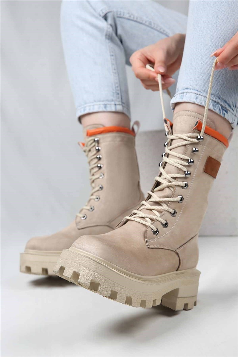 Women's Boots - Beige #316674
