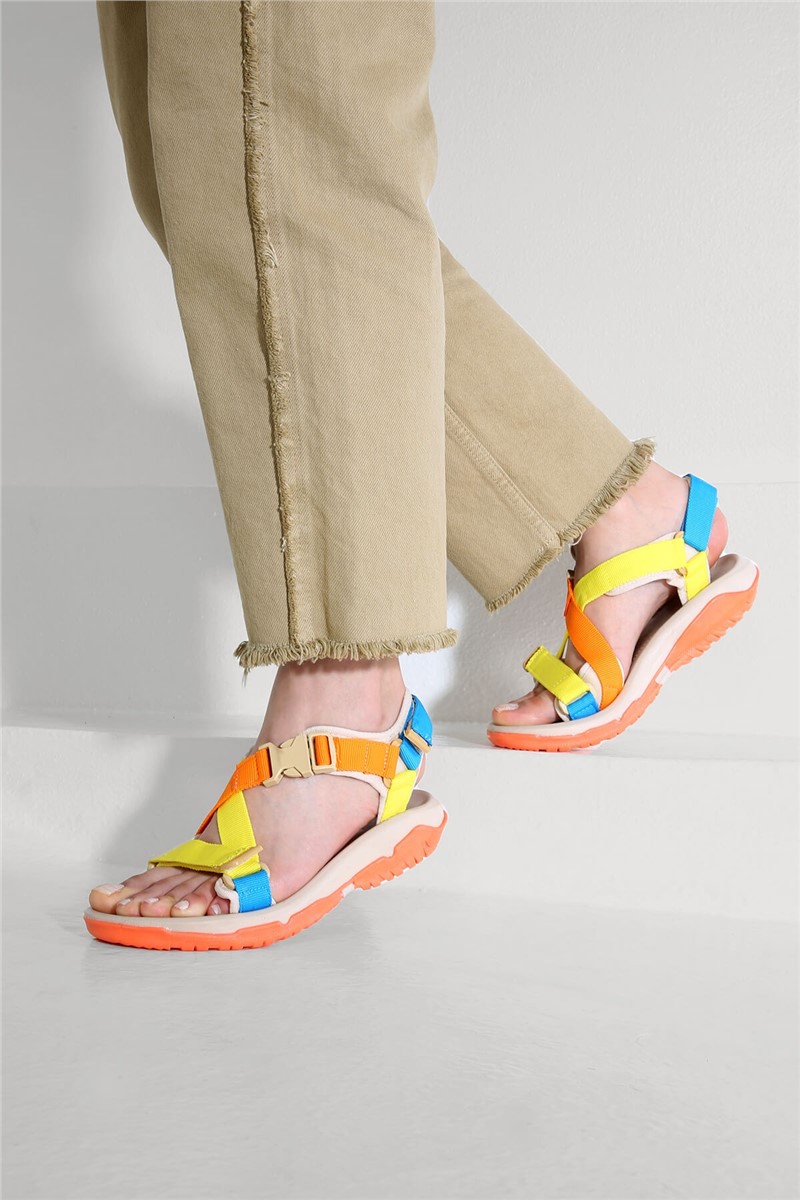 Women's casual sandals - Multicolor #332254