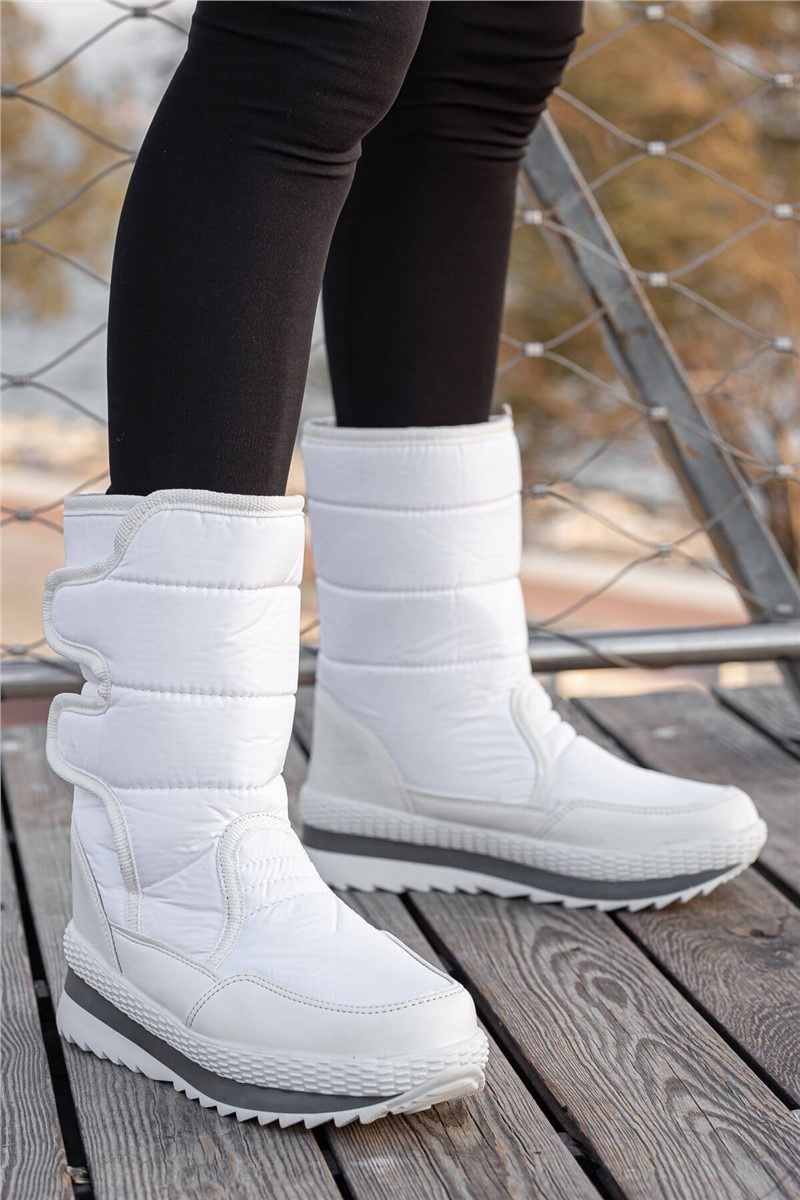 Women's Snow Boots - White #359140