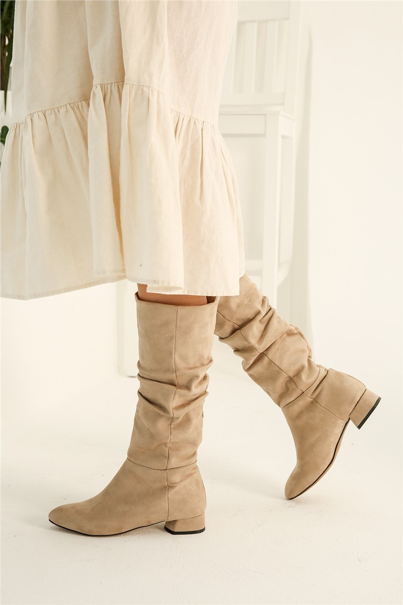Women's Boots - Beige #319964