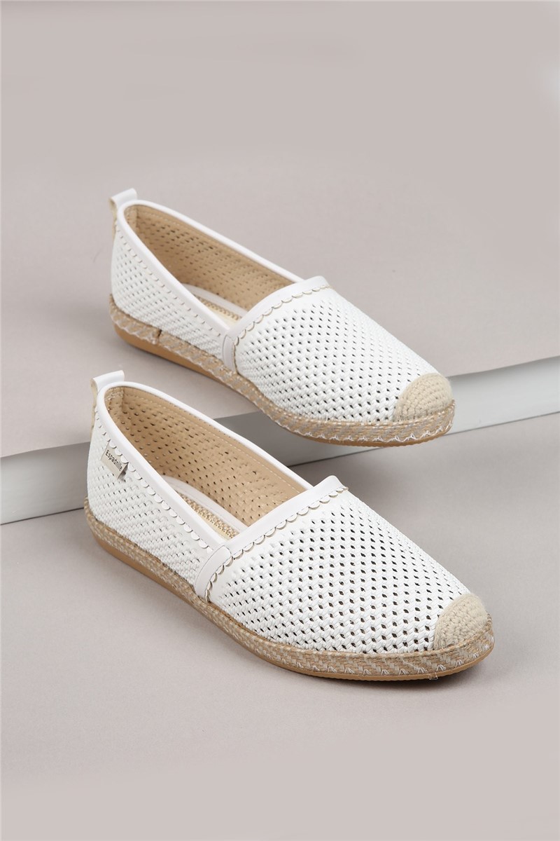 Дамски еспадрили - Бели #328900
