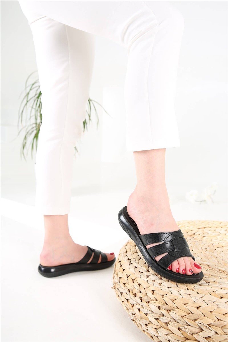 Chinelos Femininos - Pretos #327979