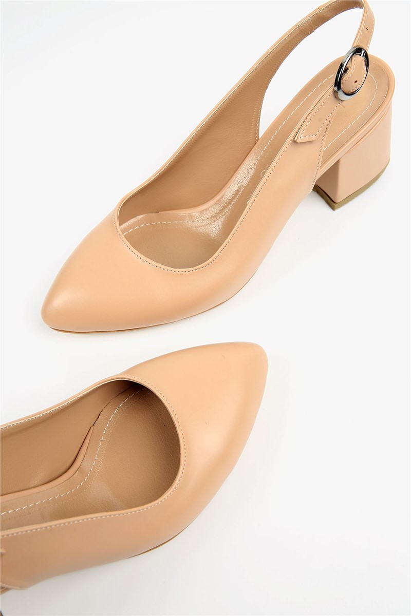 Sapatos casuais femininos - Bege #329334