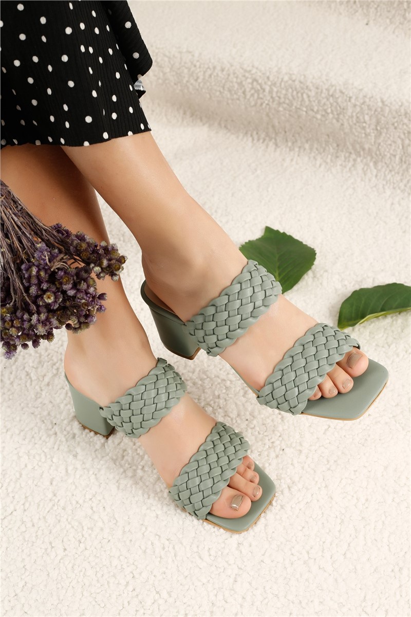 Women's slippers - Mint #323245