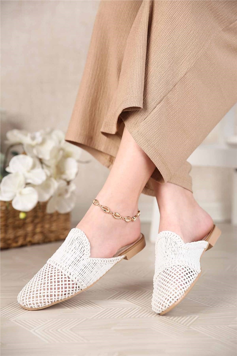Pantofole da donna - Bianco 304418