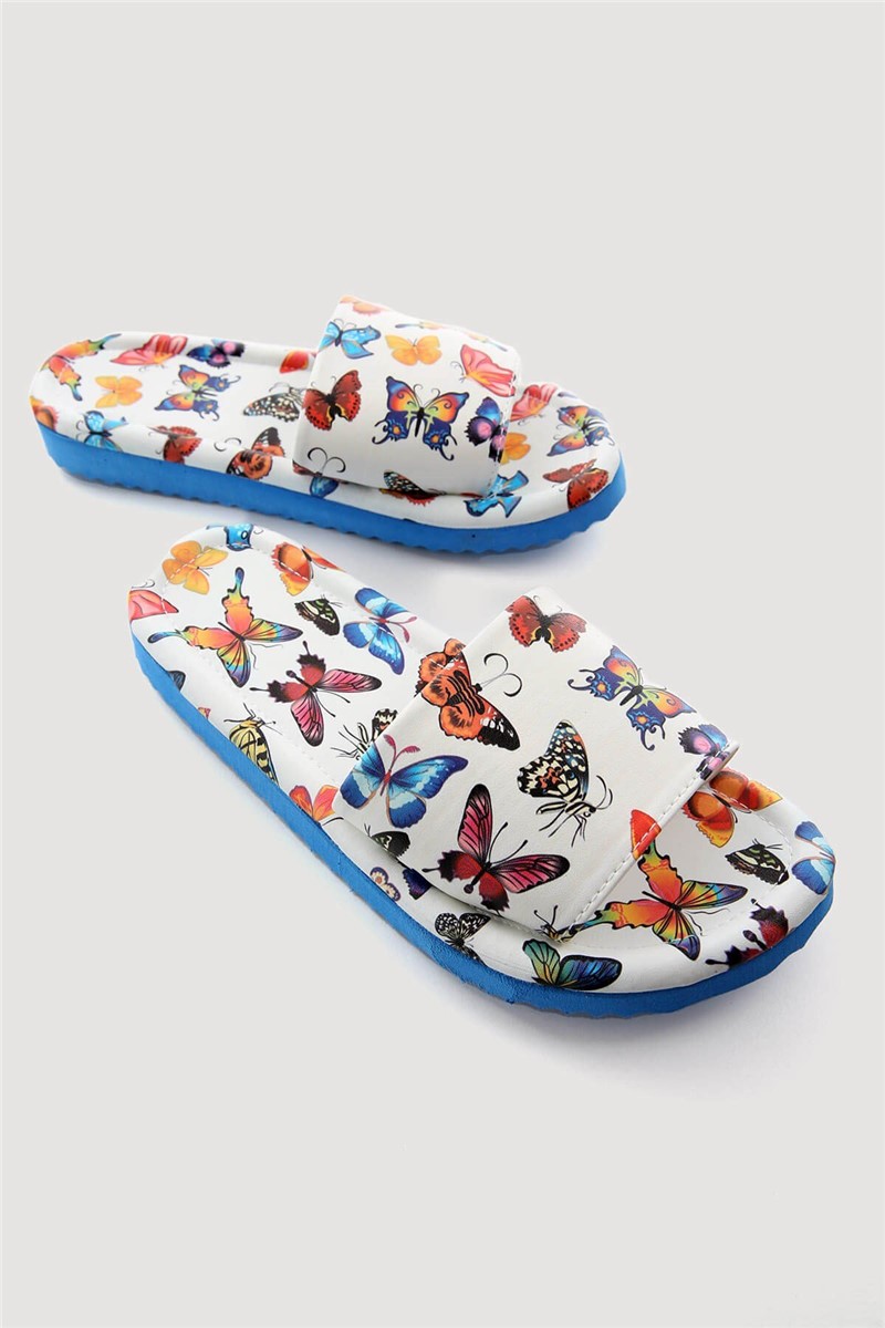 Women's beach slippers - Multicolor #331055