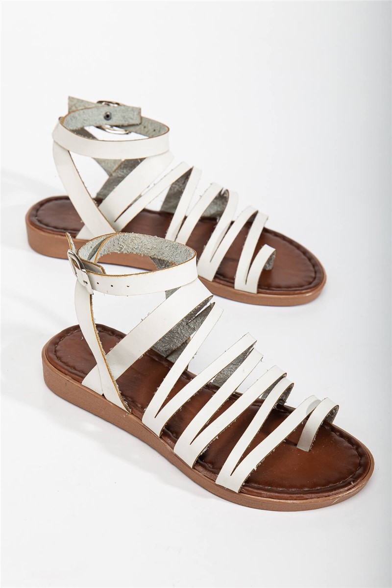 Ženske svakodnijevne sandale - Bijele #366125