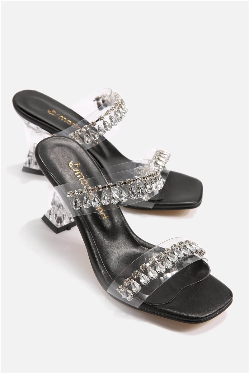 Chinelos de Salto Feminino - Preto #329716